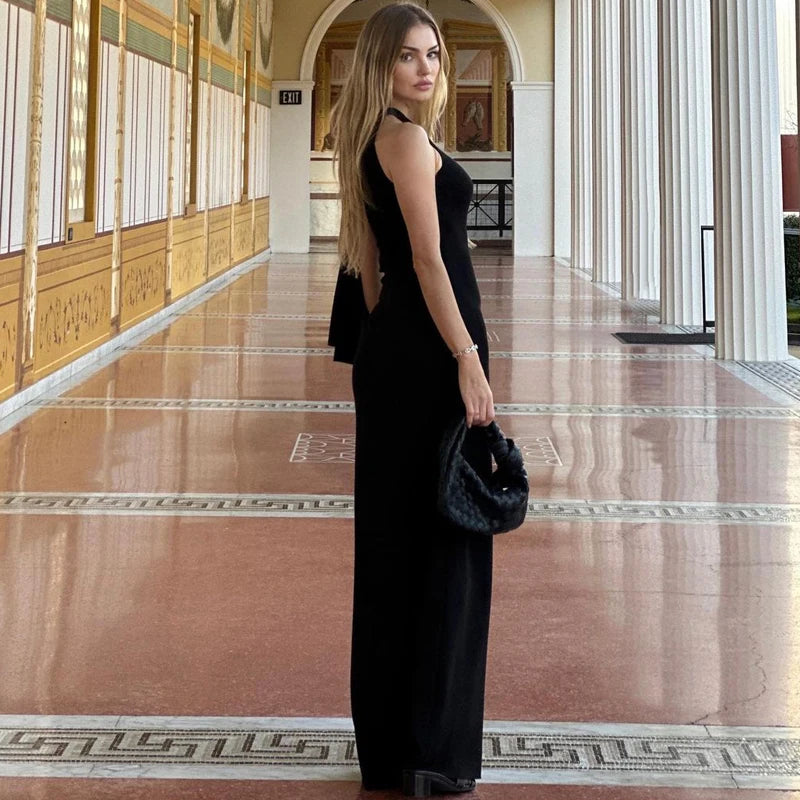 Signature Knit Maxi Dress For Summer Elegance