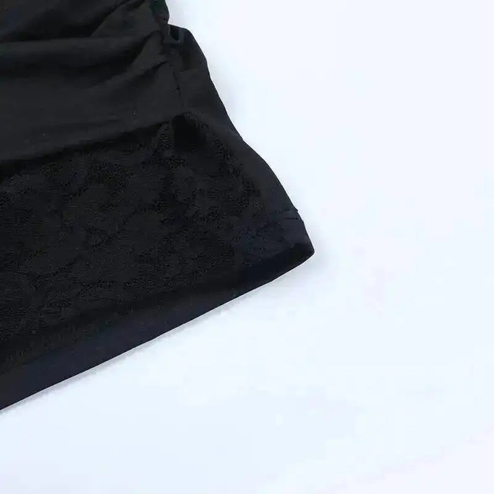 Elegant Lace Mini Dress Exclusive Tailored Off