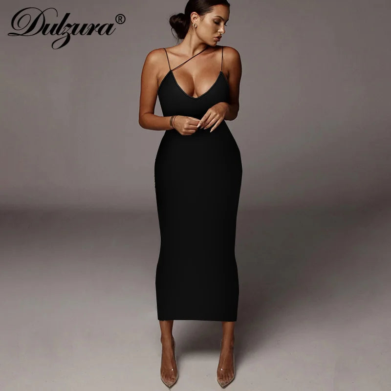Dulzura Leopard Bodycon Midi Dress Party Club