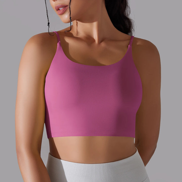 Women Yoga Bra Sports Underwear Soft Running Quick DryTank Top Fitness Gym Padded Bralette Shockproof Bra Beautiful Back