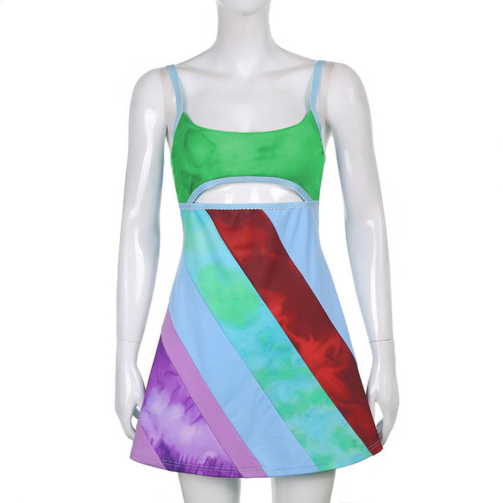 Y2K Satin Mini Dress A Line Silhouette Exclusive