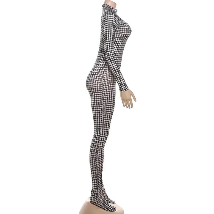 Luxury Platinum Blend Vintage Plaid Bodycon