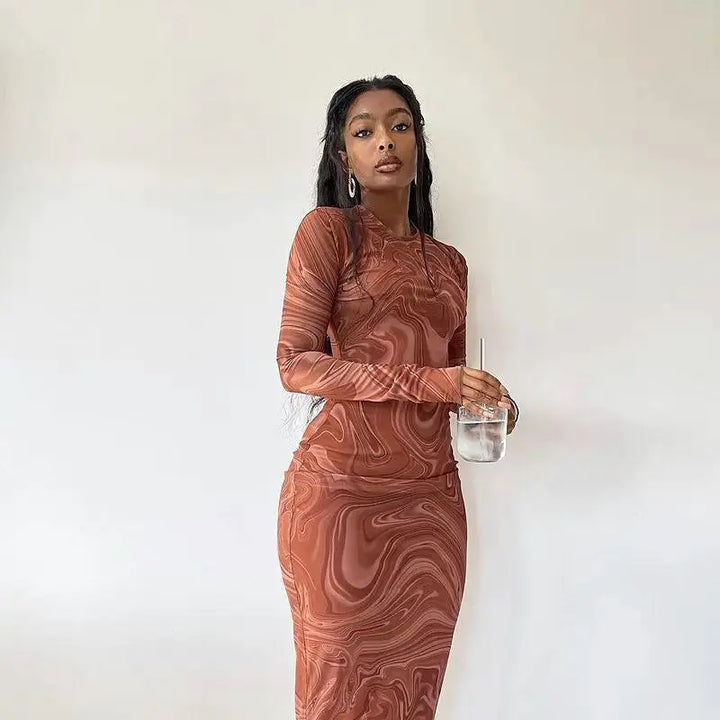 Elegant Evening Bodycon Dress For Sophisticated Party Gown