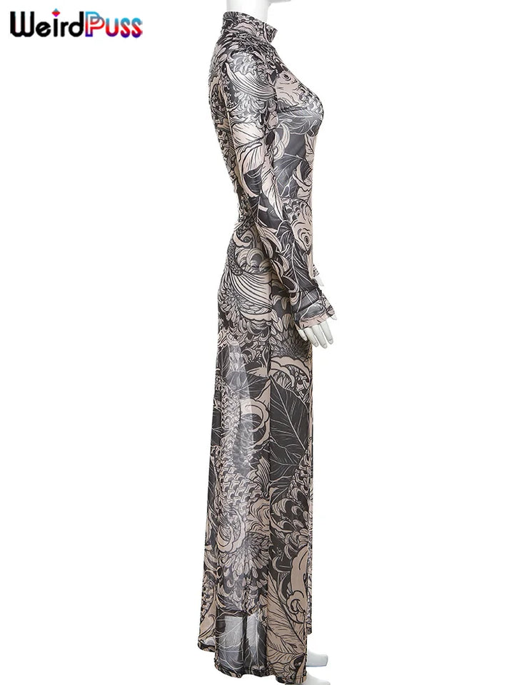 Exclusive Y2k Tailored Maxi Dress Boosts