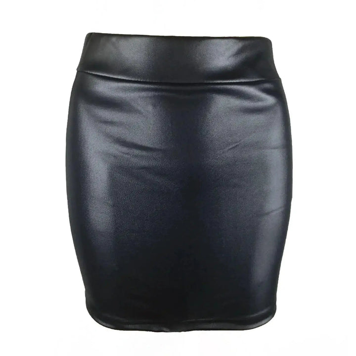 Elegant Faux Leather Pencil Skirt Versatile Chic Essential