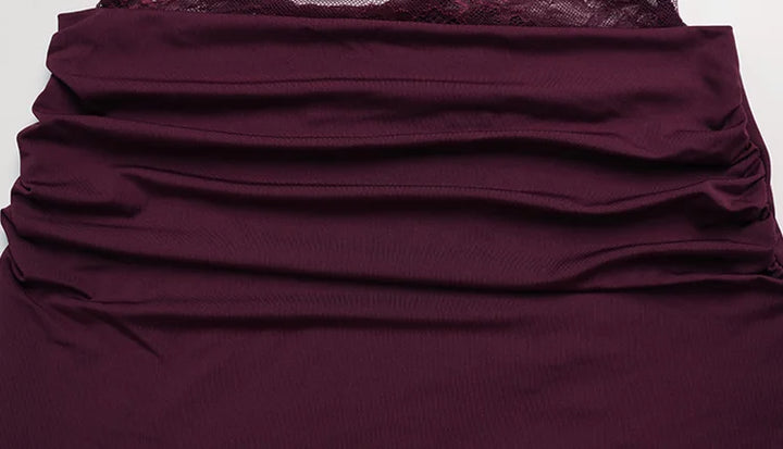 Cnyishe Lace Patchwork Sheath Dress Exclusive