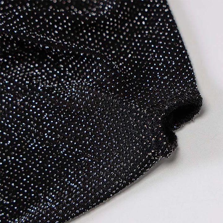 Exquisite Black Slim Knit Jumpsuit For Fall