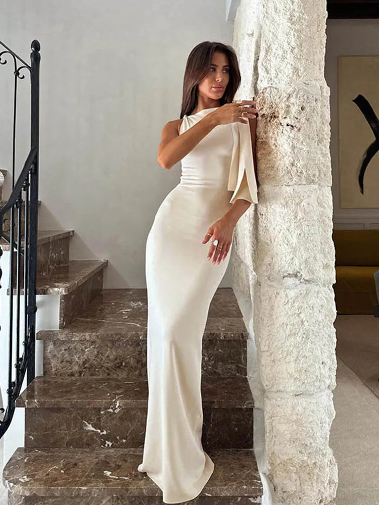 Elegant Women Asymmetrical Sweetheart Dress