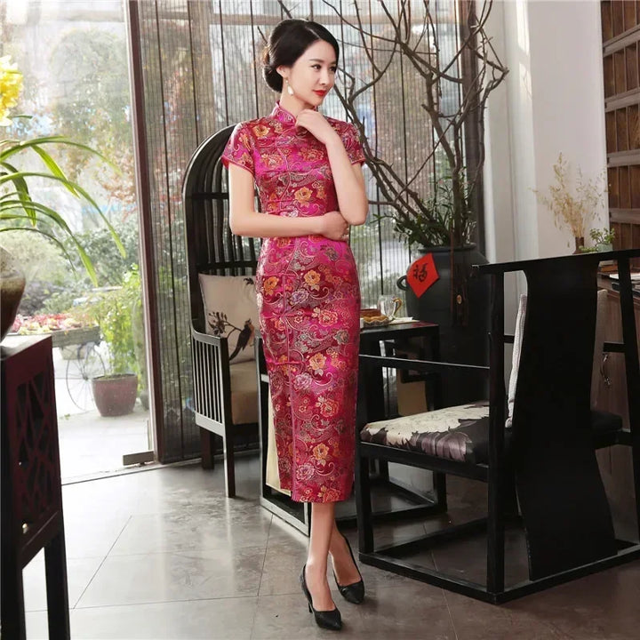 Elegant Vintage Chinese Cheongsam For Party