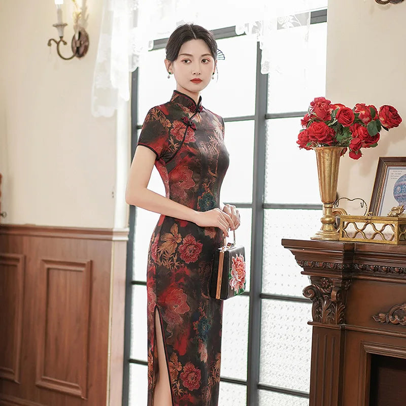 Elegant Vintage Chinese Cheongsam For Party