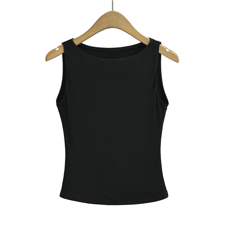 Exquisite Double Layer Slinky Jersey Top