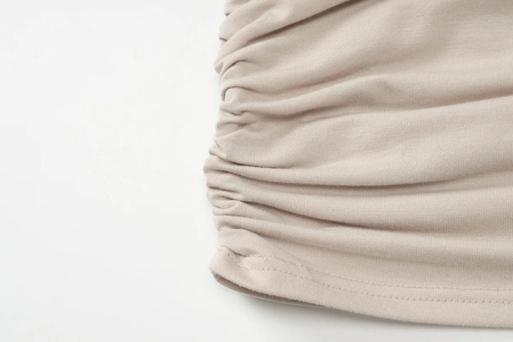 Chic Off Shoulder Sheer Mini Dress For Elegant