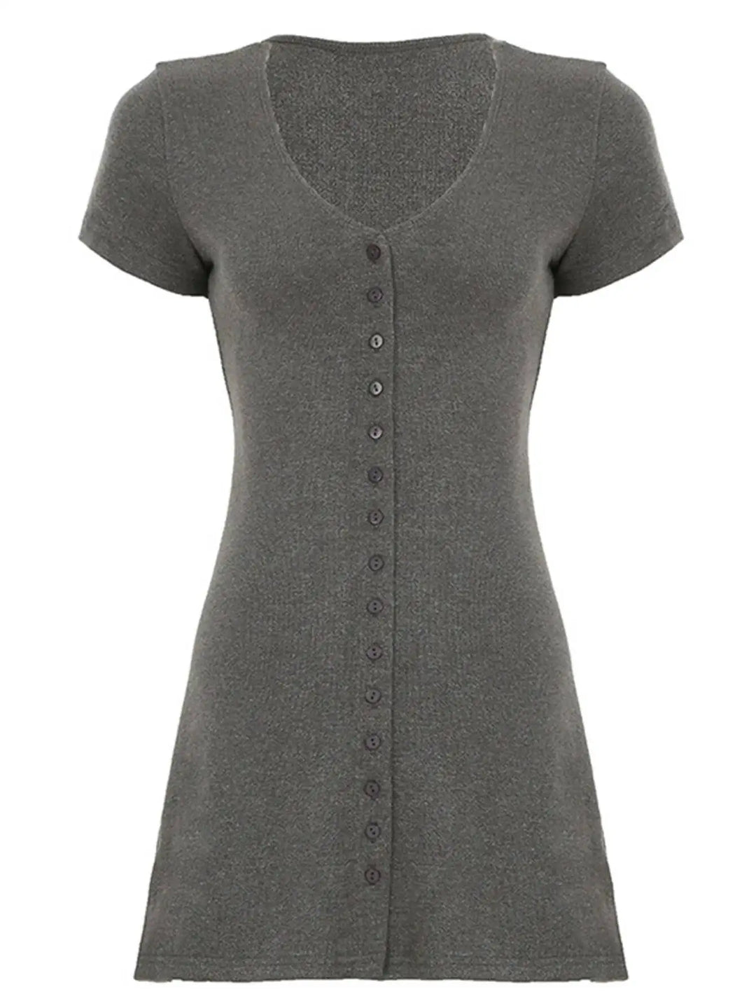 Luxury Black V Neck Mini Dress For Elegant