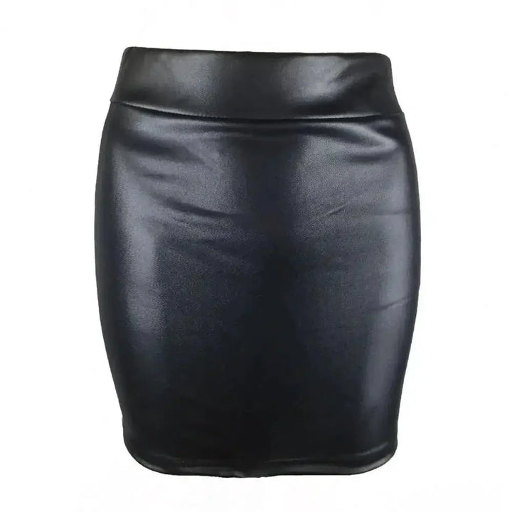 Faux Leather Bodycon Skirt Urban Chic Fashion Essential
