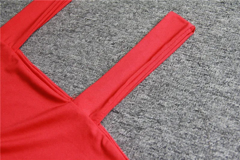 Dozw White Elastic Backless Crop Top