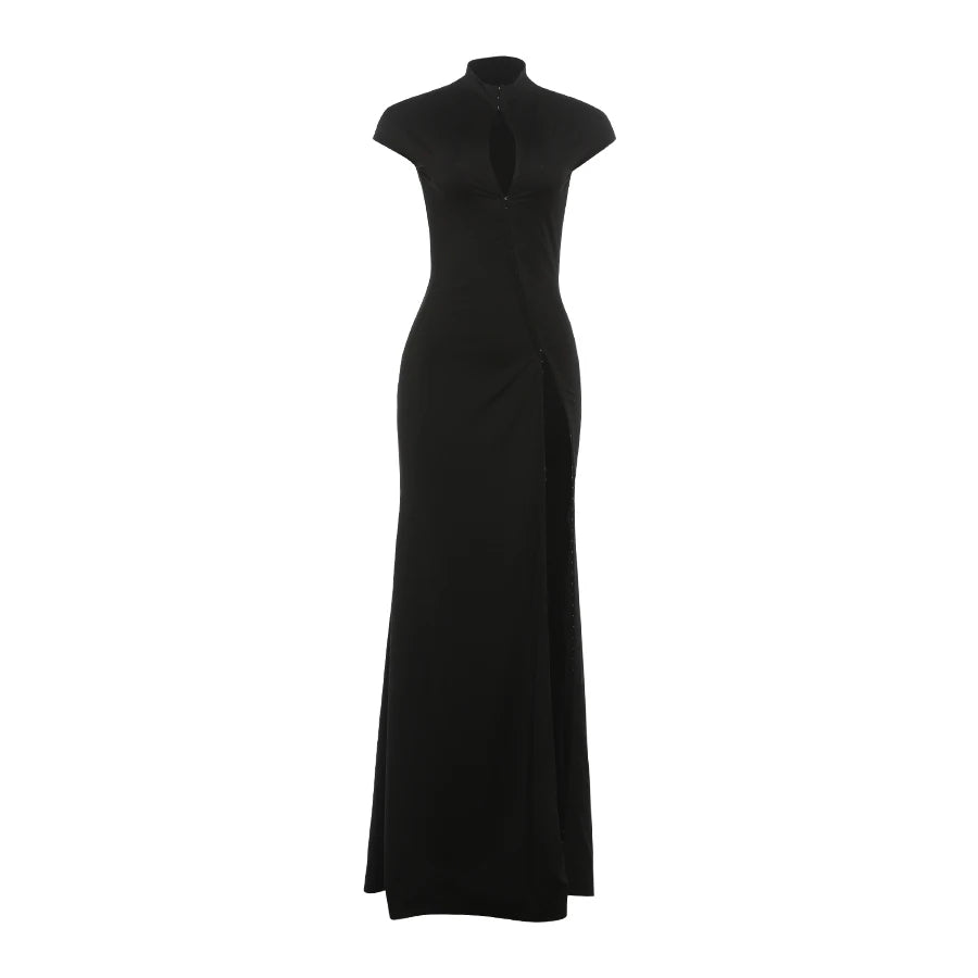 Elegant Asymmetrical Ankle Coquette Dress For