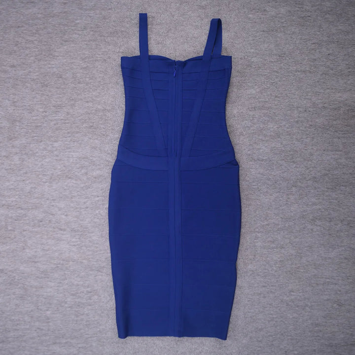 Beaukey Luxury Vintage Midi Bodycon Dress Limited