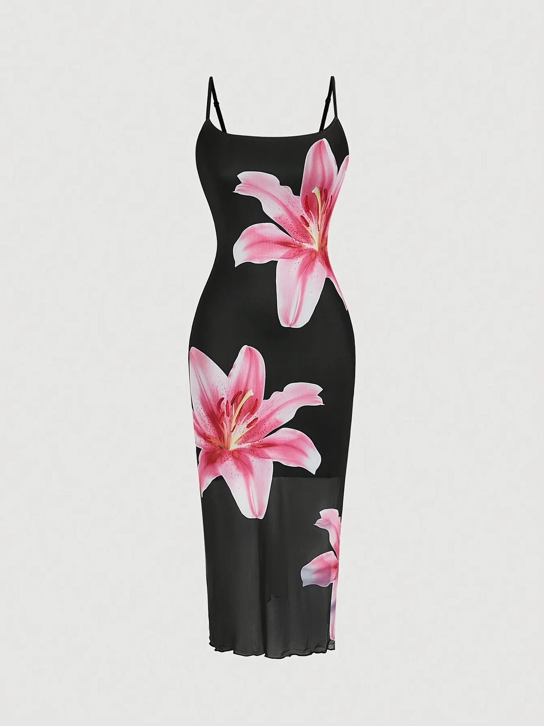 Elegant Floral Sundress With Resort Style Fit