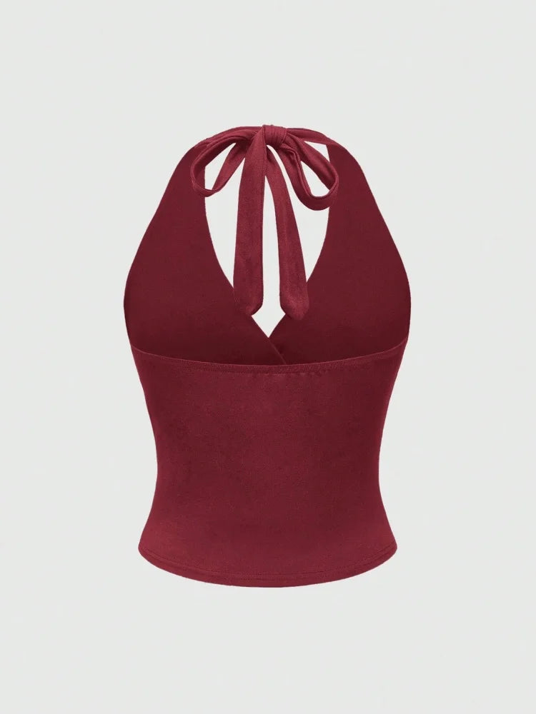 Soft Stretch Ruched Crop Top In Exclusive Fit