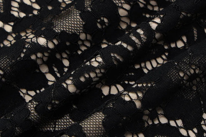 Buy Y2K Tailored Lace Strap Mini Dress For Style