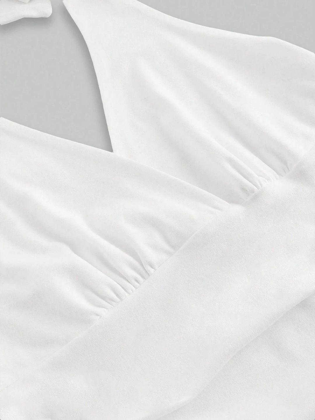 Soft Stretch Ruched Crop Top In Exclusive Fit