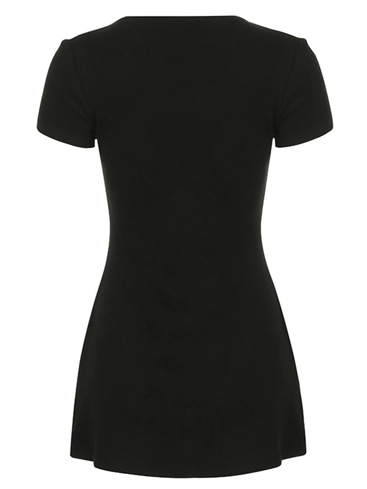 Sexy Black Bodycon Mini Dress For Women Party