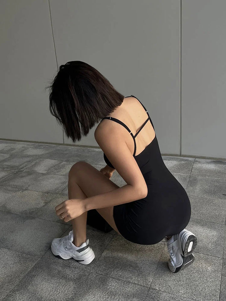 Backless Sexy Tank Bodysuit Jumpsuit Women Bodycon