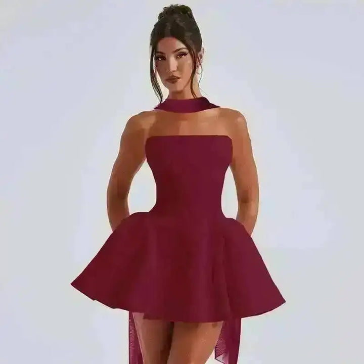 Stunning Off Shoulder Slim Fit A Line Mini Party