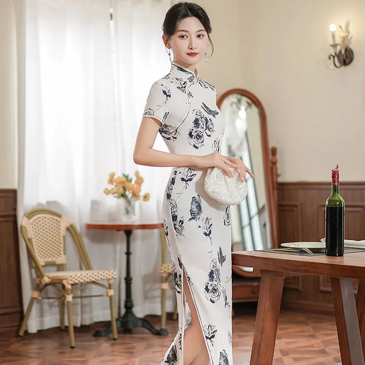 Elegant Vintage Chinese Cheongsam For Party