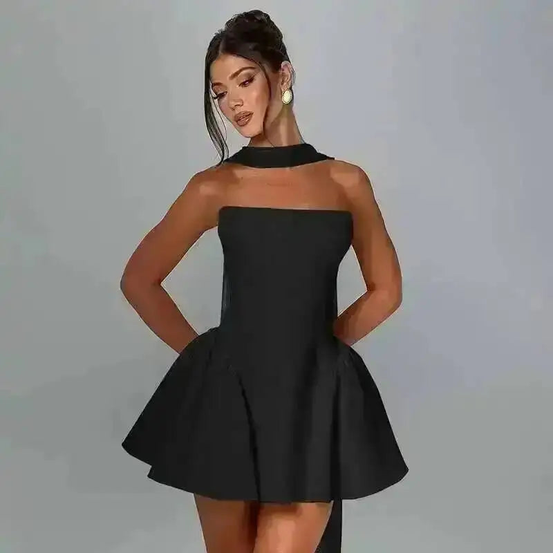 Stunning Off Shoulder Slim Fit A Line Mini Party