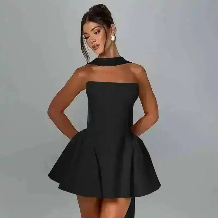 Stunning Off Shoulder Slim Fit A Line Mini Party