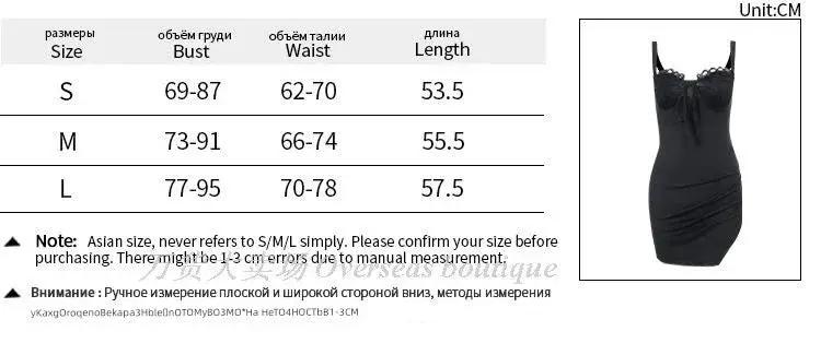 Split Spy Girl Strap Dress V Neck Lace Trim Slim Fit Slit - OurLum.com