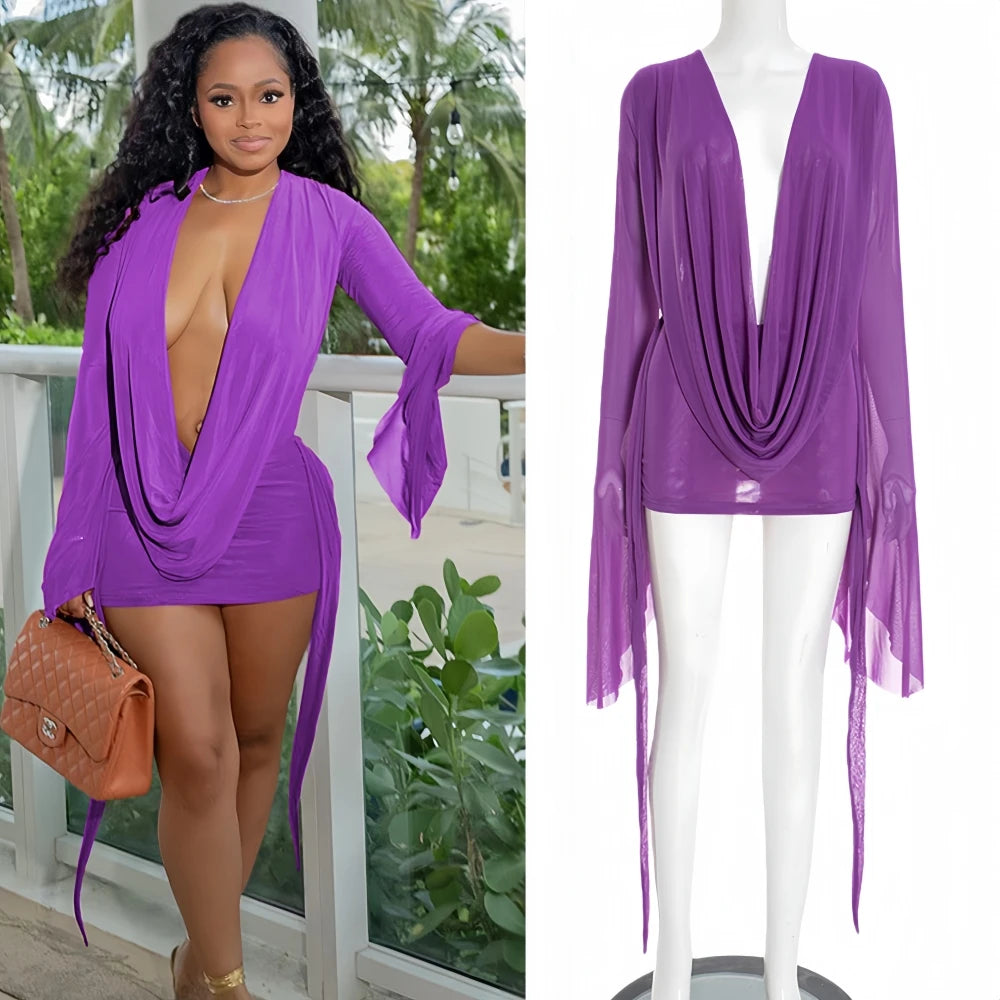 Stunning Mesh Bodycon Dress For Exclusive Night