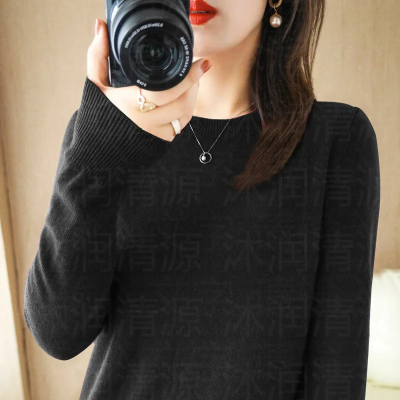 Autumn And Winter Cashmere Sweater Women&