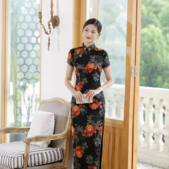 Elegant Vintage Chinese Cheongsam For Party