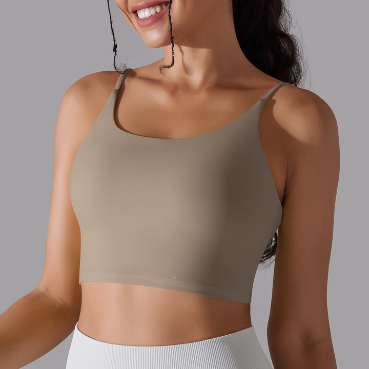 Women Yoga Bra Sports Underwear Soft Running Quick DryTank Top Fitness Gym Padded Bralette Shockproof Bra Beautiful Back