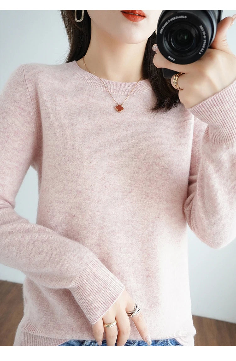 Exclusive Women 100 Pure Cashmere Crew Neck