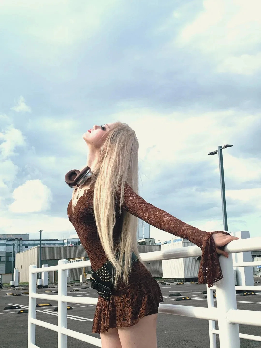 Feeling Good Fff Duo Engineered Knit Bodycon Dress