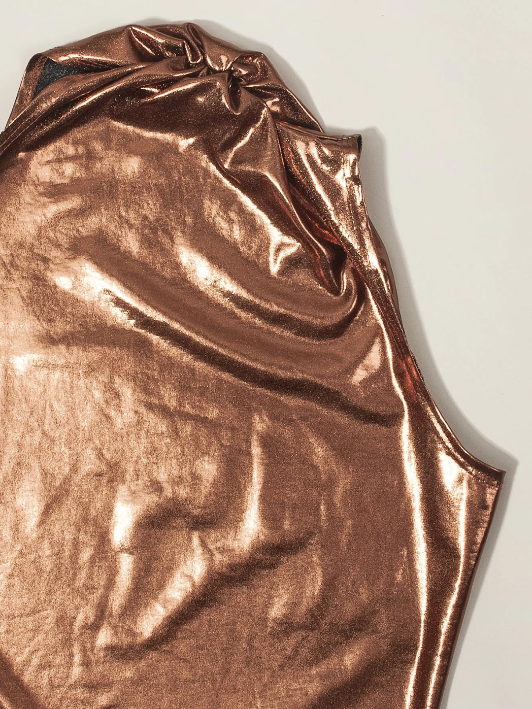 Luxury Metallic One Shoulder Mini Dress