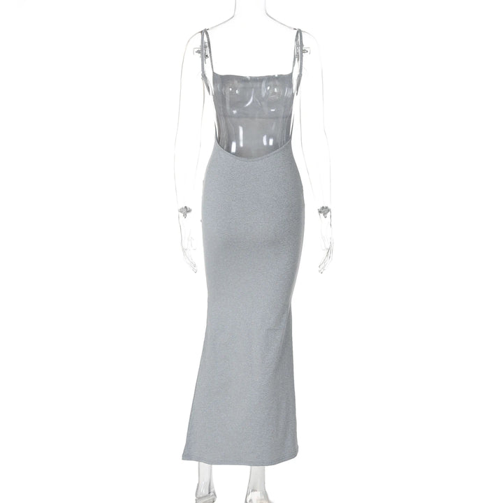 Lux Y2K Knit Maxi Dress Premium Fit