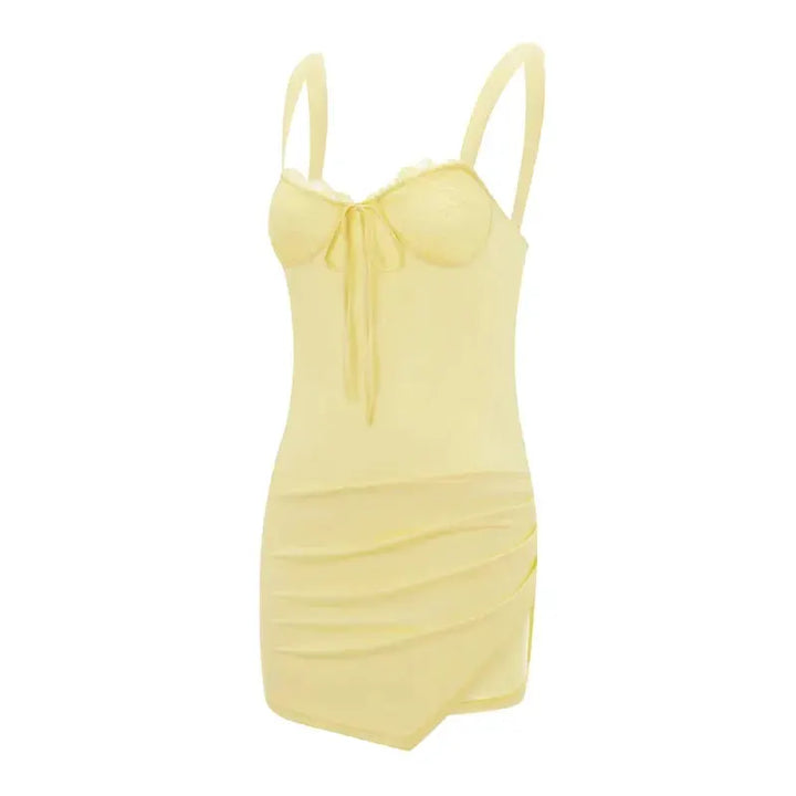 Women Sleeveless Bodycon Mini Dress Summer Sexy - OurLum.com