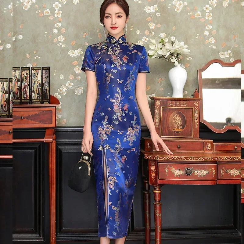 Elegant Vintage Chinese Cheongsam For Party