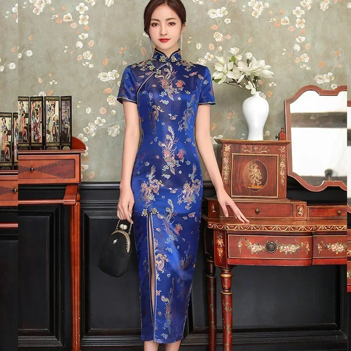 Elegant Vintage Chinese Cheongsam For Party