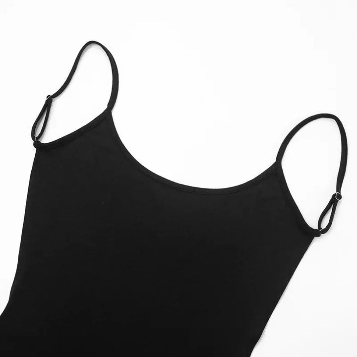 Backless Black Dress For Women Summer Clothing Y2k One Piece Sexi Night Dress Hot Club Outfits Spaghetti Strap Vestido Feminino