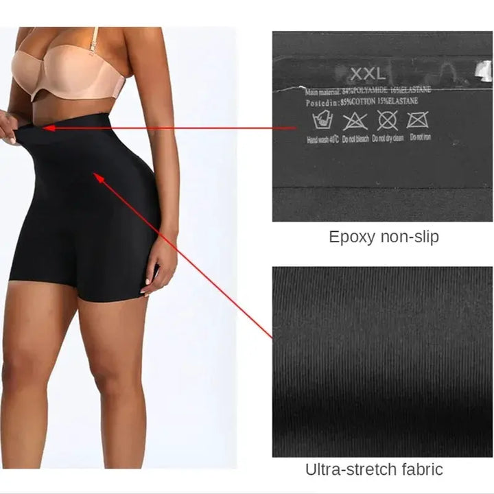 High Waist Padded Butt Lift Panties Tummy Control Shapewear