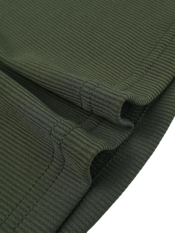 Stylish Backless Polyester Top For Fitness Or