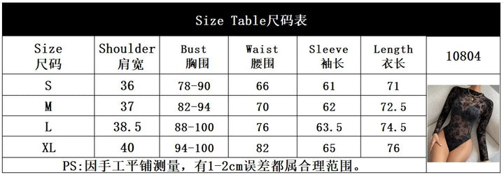 Elegant Spring Lace Bodysuit For Women Slim Fit High Waist