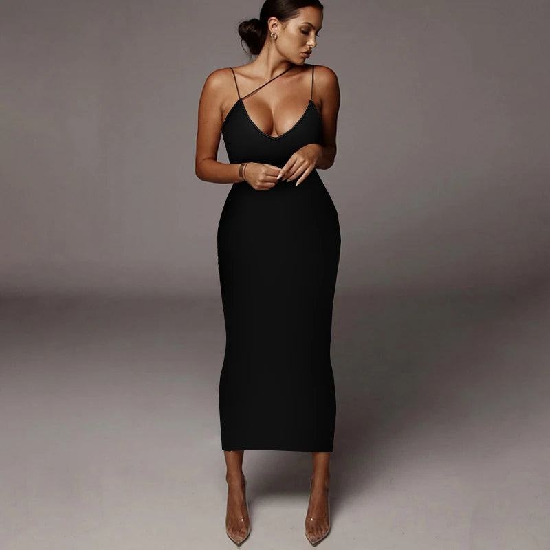 Dulzura Leopard Bodycon Midi Dress Party Club