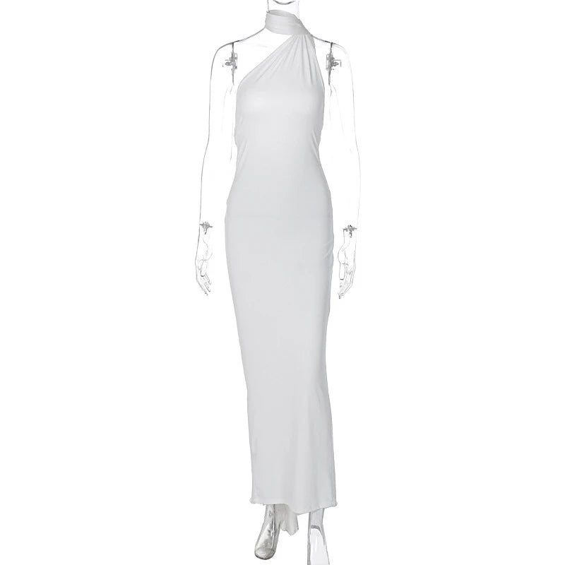 Todoblack Neon Y2K Signature Bodycon Maxi Dress