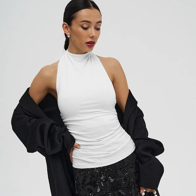 Dozw Luxury Cotton Knit Tank Top With Soft Feel